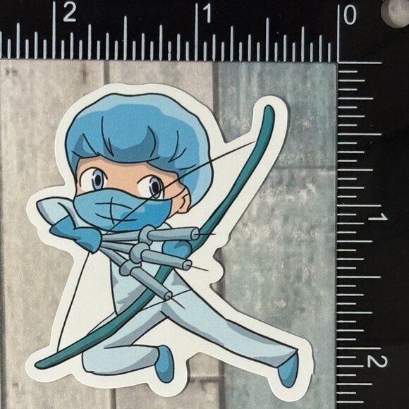 🌀10/$10🌀 Healthcare Nurse Doctor Reusable Waterproof Vinyl Sticker Decal - Picture 1 of 1